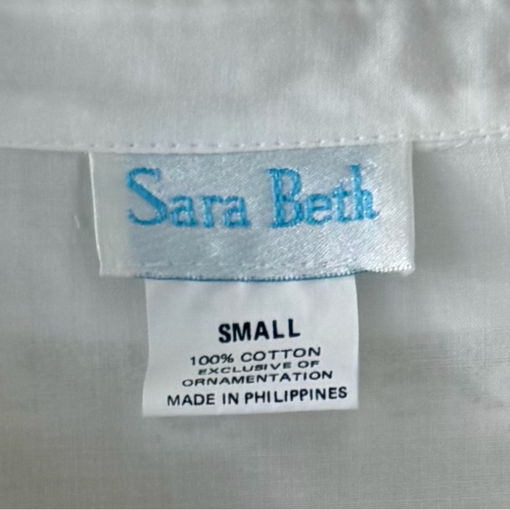 Sarah Beth White Vintage Victorian Inspired Long Sleeve Nightgown Size Small - Picture 10 of 11